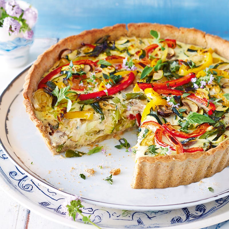 Foto van Groentequiche met feta door WW