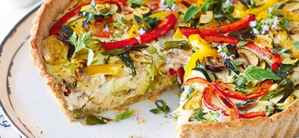 Groentequiche met feta
