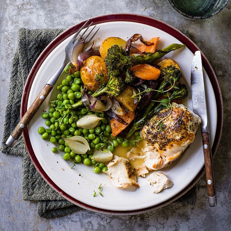 Cheat’s roast chicken