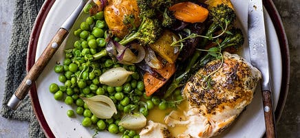 Cheat’s roast chicken