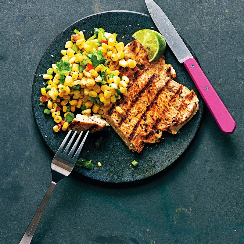 Photo of Tex-Mex turkey steaks with sweetcorn salad by WW