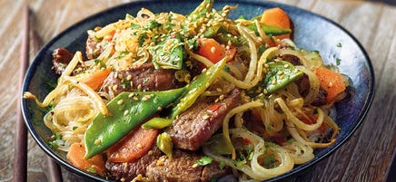 Asiatische Teriyaki-Nudeln