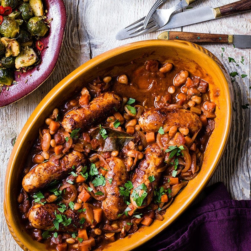 Bean & sausage cassoulet