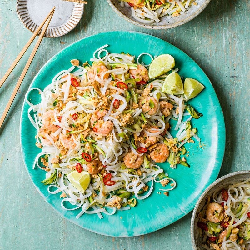 Prawn pad Thai
