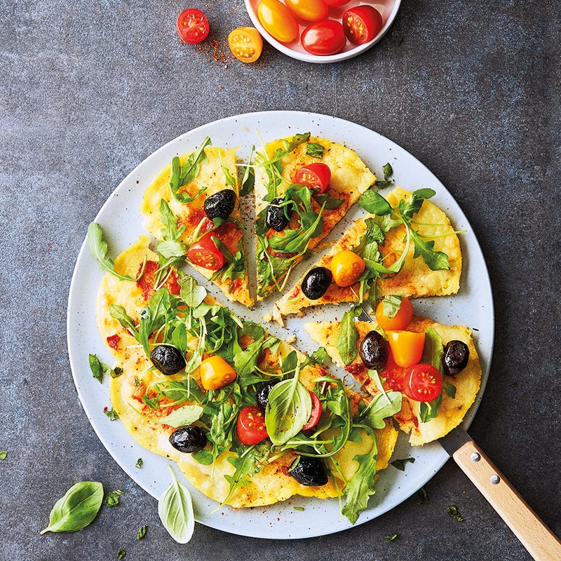 Foto van Polenta pizza door WW