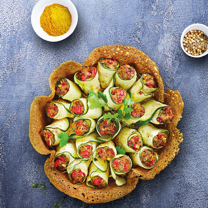 Foto van Hartige taart met courgette en kefta door WW
