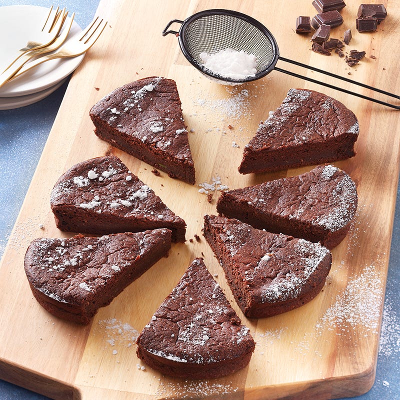 Foto van Zachte chocoladetaart met courgette door WW