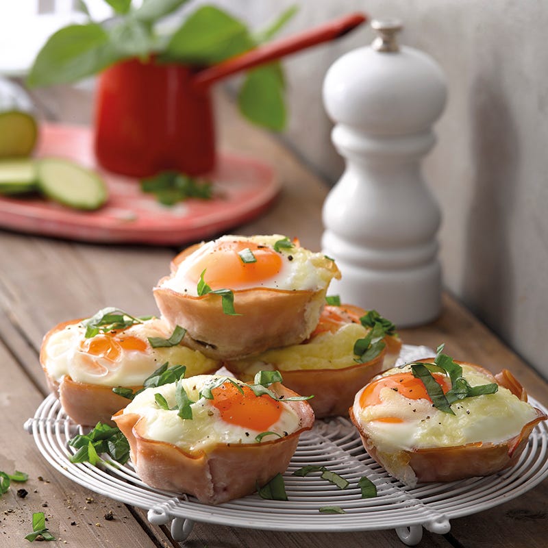 Foto van Pizzahapjes met ei door WW