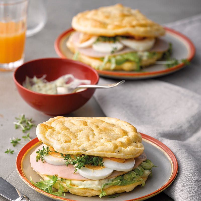 Foto van Sandwich met ei, ZeroPoint kookboek door WW