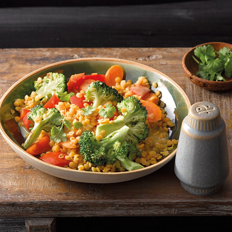 Foto van Linzenschotel met broccoli door WW