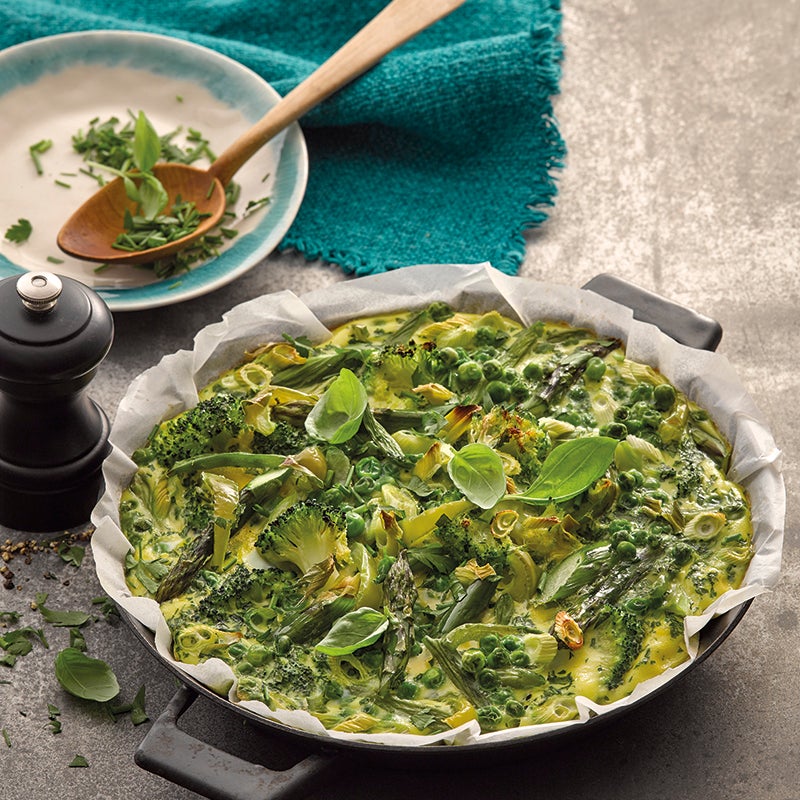 Groene ovenfrittata