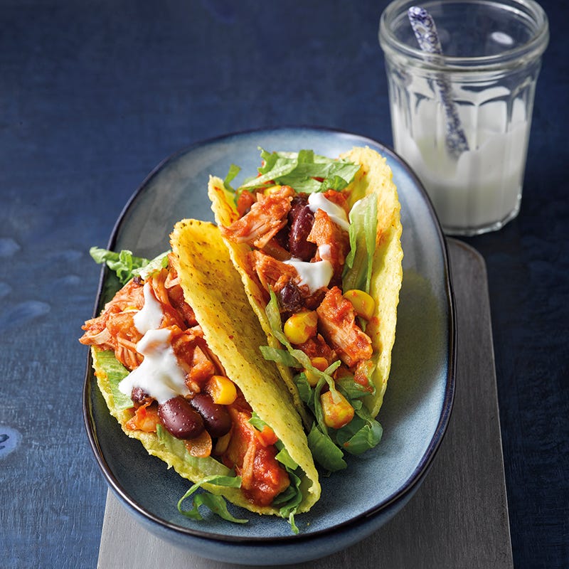 Foto van Taco's met pulled jackfruit door WW