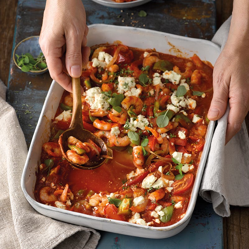Foto van Garnalen saganaki door WW