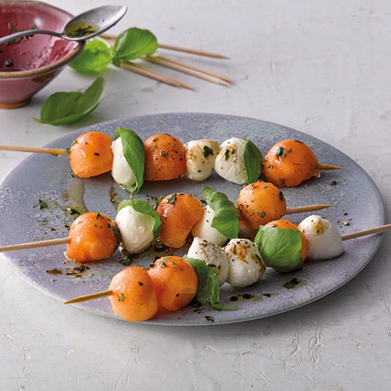 Foto van Meloen-mozzarellaspiesjes door WW