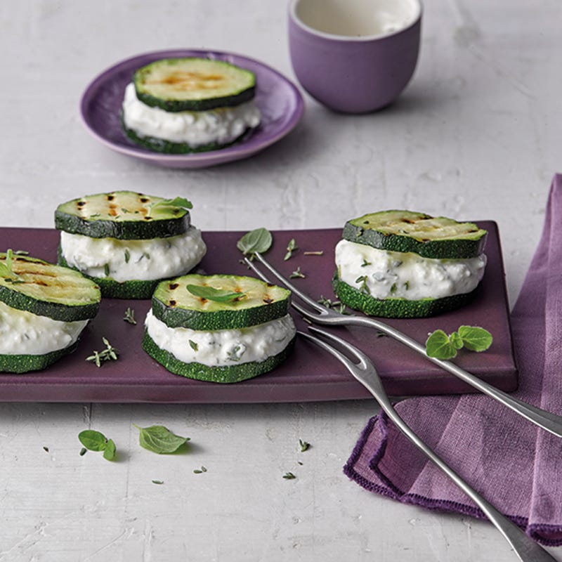 Foto van Courgettetorentjes met feta door WW