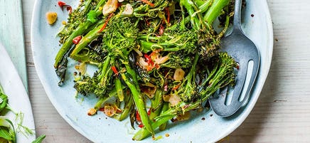 Lemon, garlic and chilli broccolini