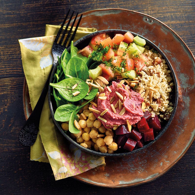 Oriental-Bowl mit Kichererbsen