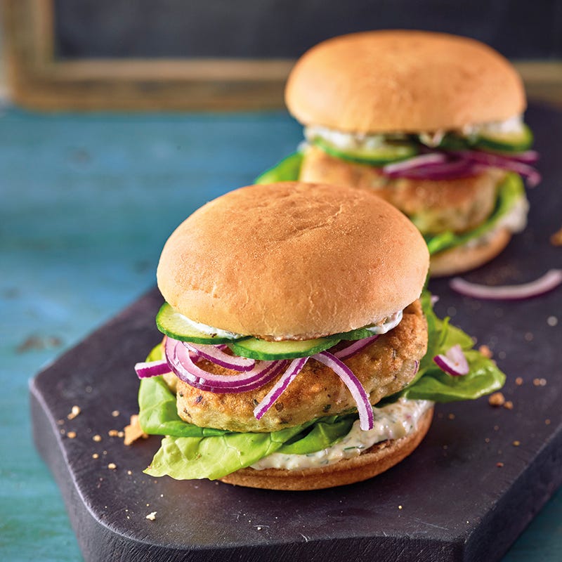 Foto van Visburger met remoulade door WW