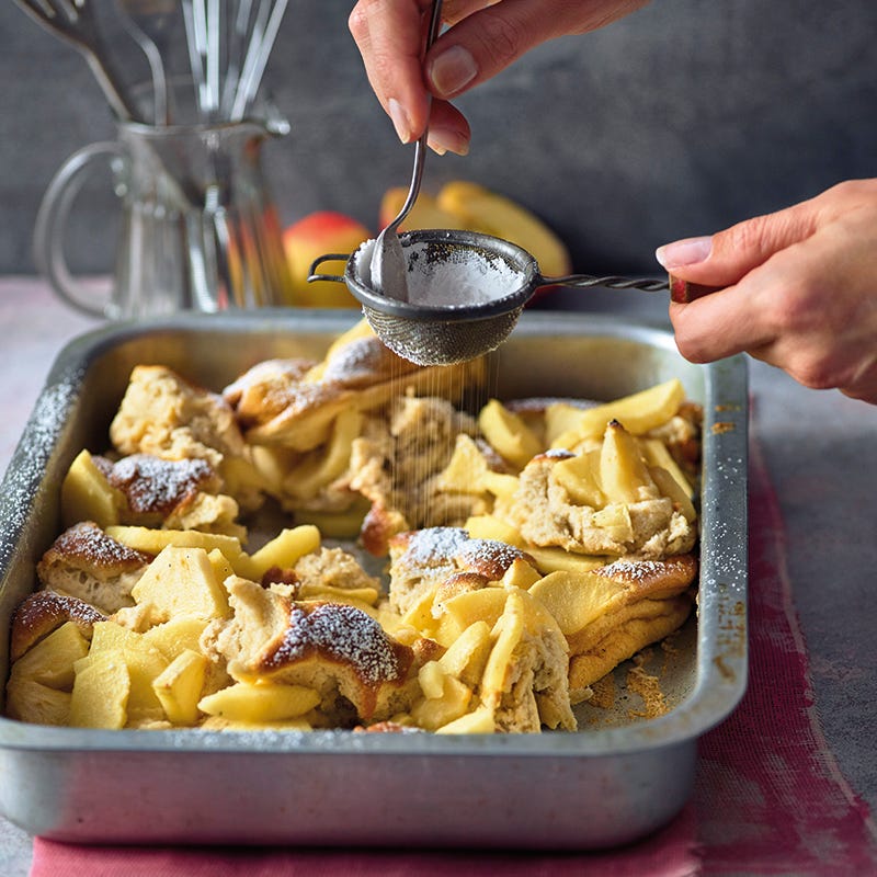 Foto van Oostenrijkse pannenkoek met appel uit de oven door WW