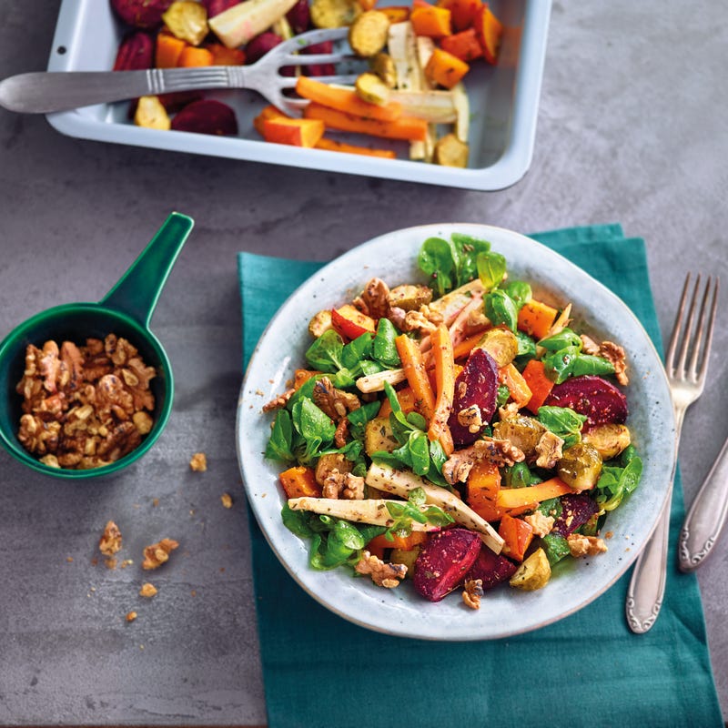Foto van Wintergroentesalade met walnoten door WW