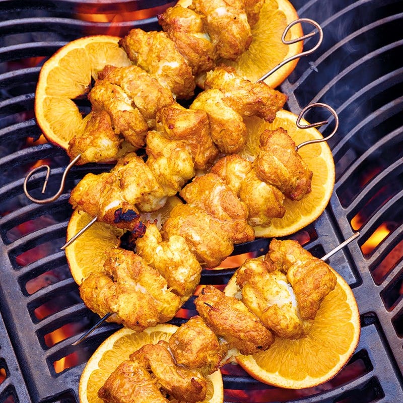 Indian fish skewers