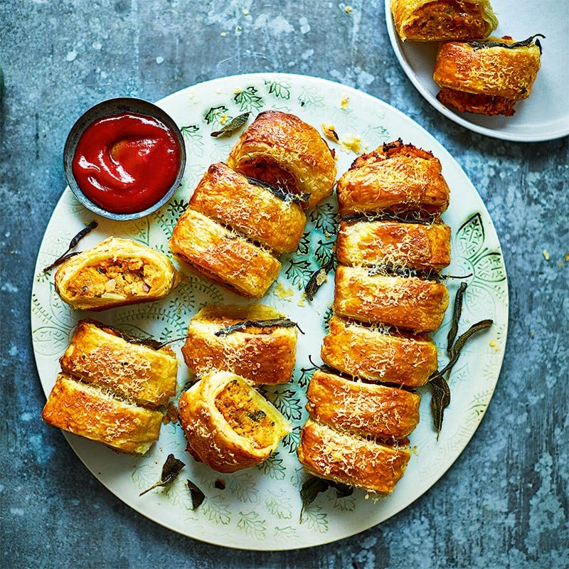 Mini vegie rolls