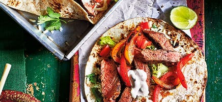 Steak burritos