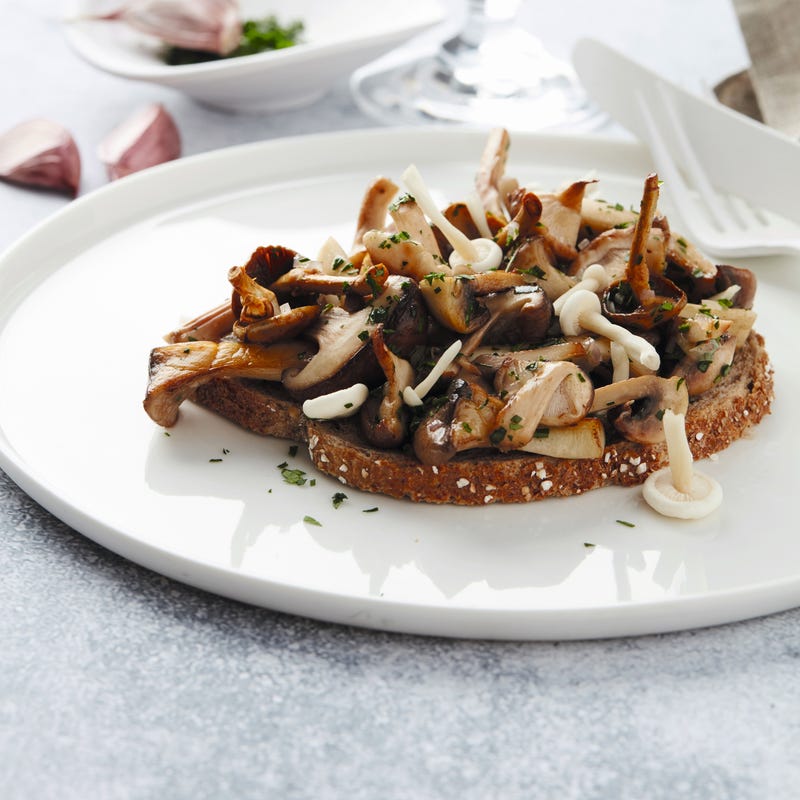 Foto van Toast met champignons door WW