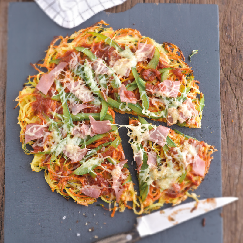 Pizza de carotte et courgette