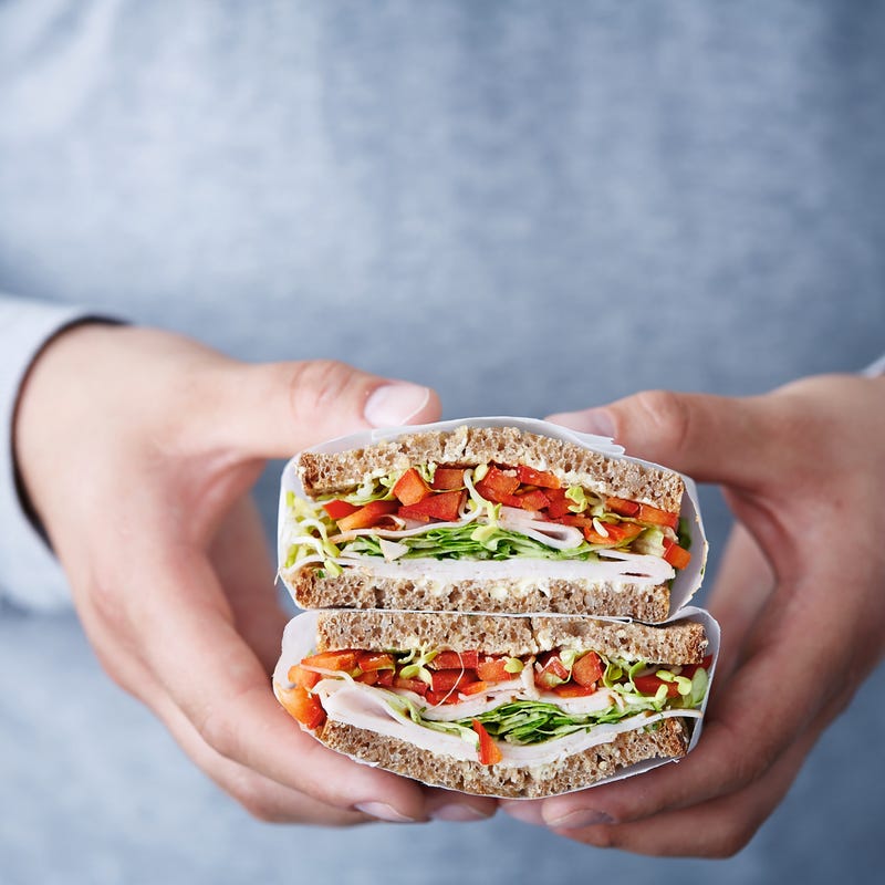 Foto van Speltbrood met kalkoenham door WW
