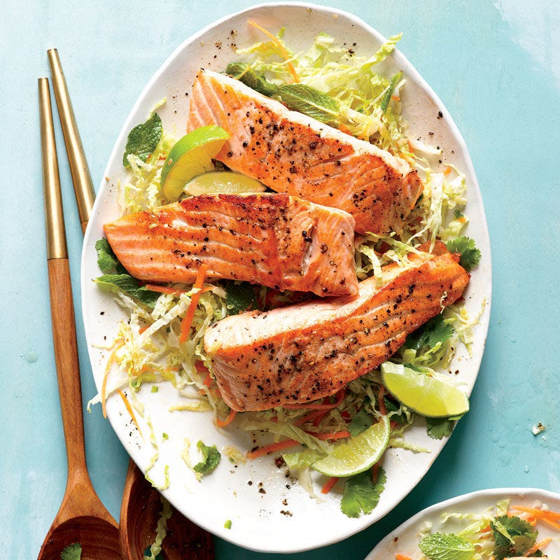Photo of Salmon with Thai slaw by WW