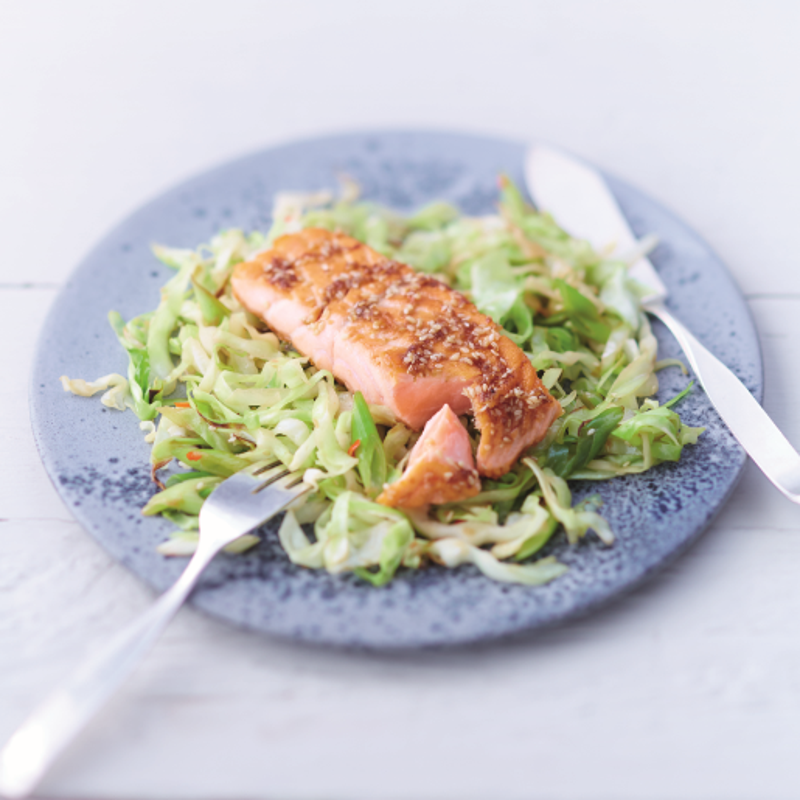 Foto van Honingzalm met spitskool door WW