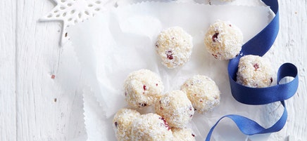 Boule de neige de Noël à la coco