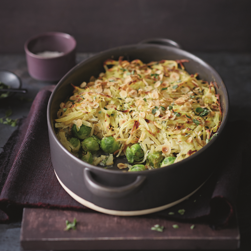 Foto van Spruitjes met een dakje van rösti door WW