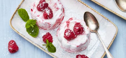 Witte chocolade parfait