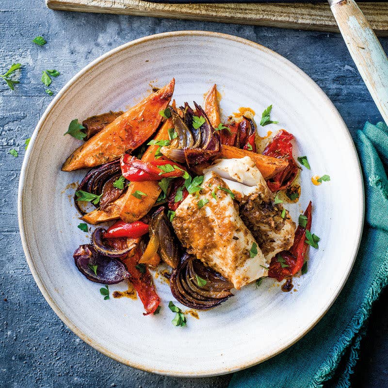 Gebackener Piri-Piri-Kabeljau