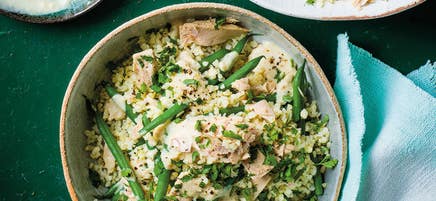 Salade de boulgour au thon et haricots verts