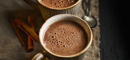 Cinnamon & orange hot chocolate