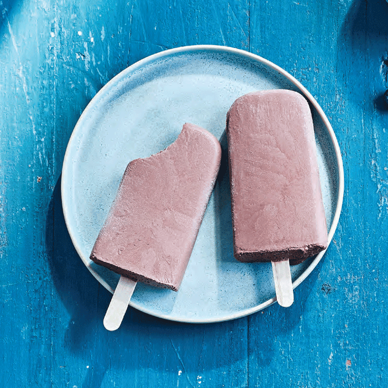 Greek yoghurt fudge pops