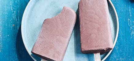 Greek yoghurt fudge pops