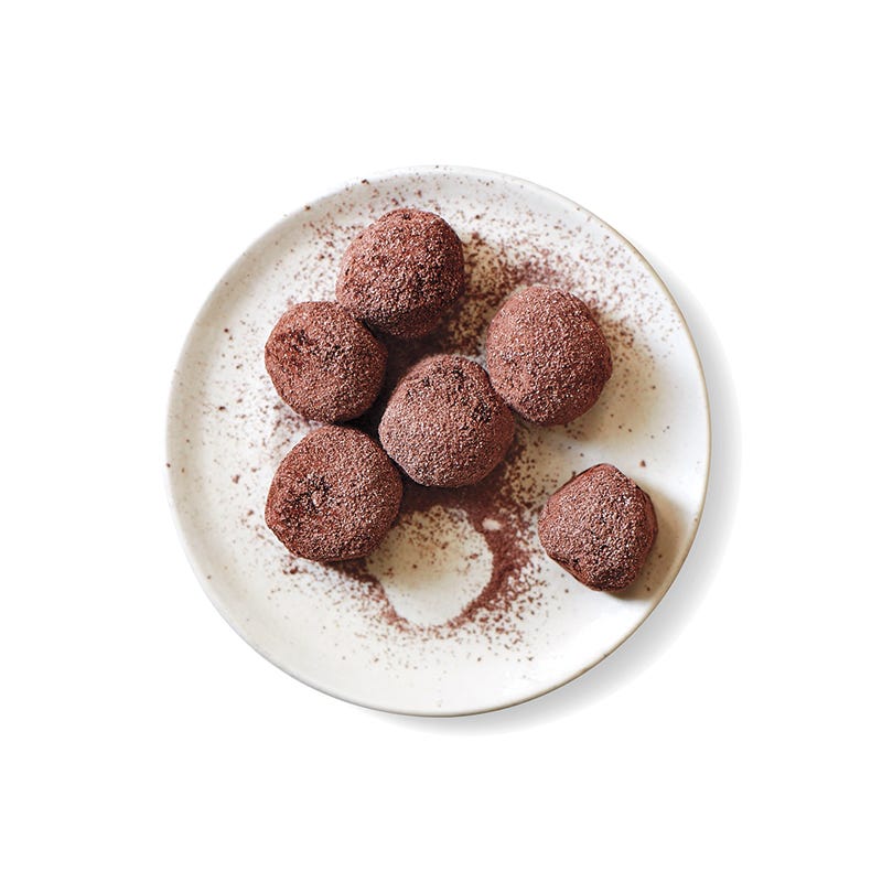 Dark chocolate bliss balls
