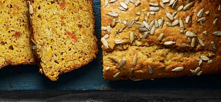 Seeded pumpkin loaf