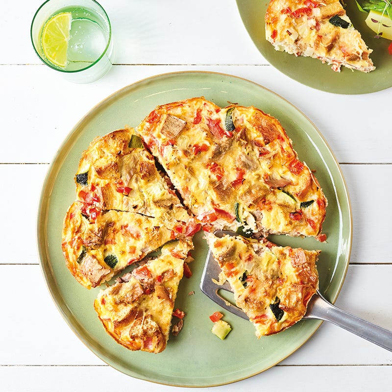Photo de Omelette complète au thon, petits légumes et fromage prise par WW