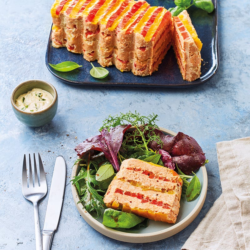 Foto van Kalkoenterrine met paprika door WW
