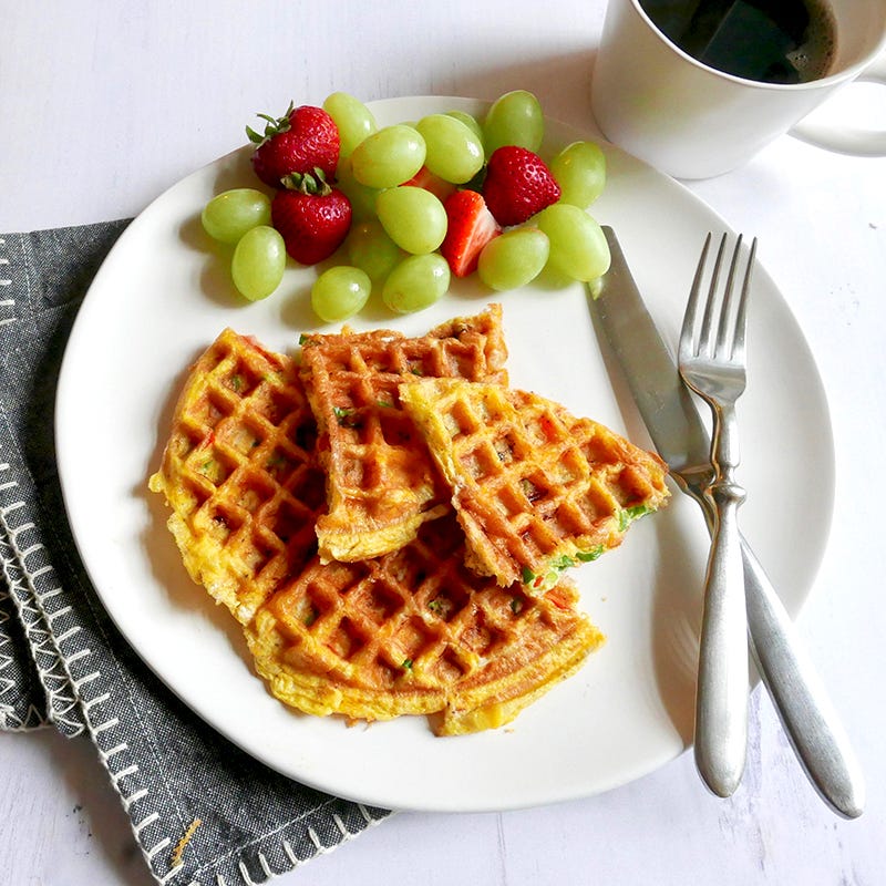 Denver Omelet Waffles (Mini-Size)
