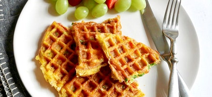 Denver Omelet Waffles (Mini-Size)