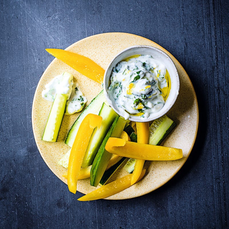 Photo of Herby yogurt dip with crudités by WW