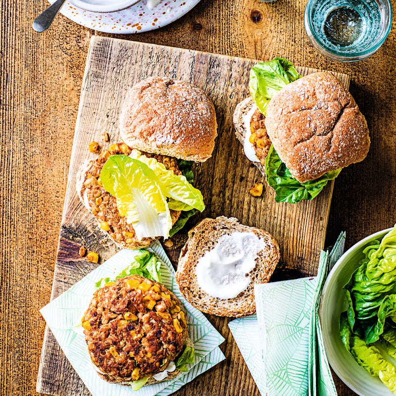 Photo of Smoky bean & barley burgers by WW