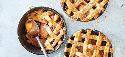 Apple & ginger mini pies