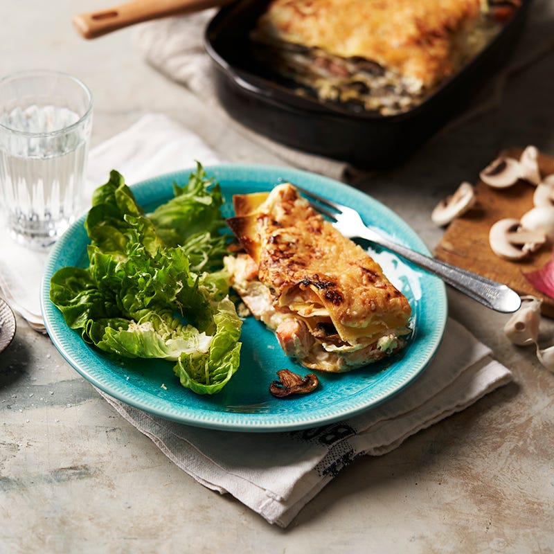 ViktVäktarna - Lax- och svamplasagne